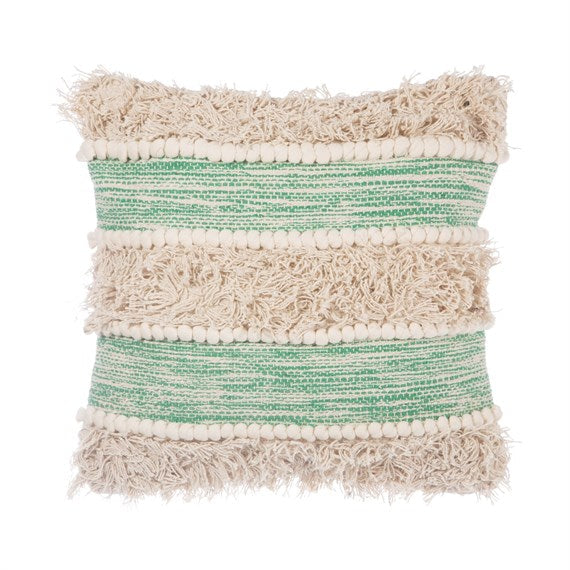 Green Stripe Cushion