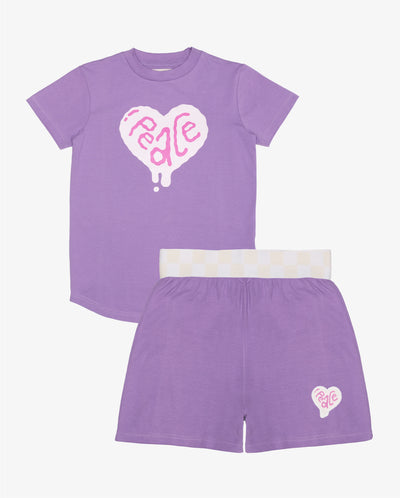 Summer Peace Heart - Lavender - 4 Years