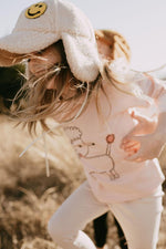 Organic Tshirts Poodle - Pink - 6 Month