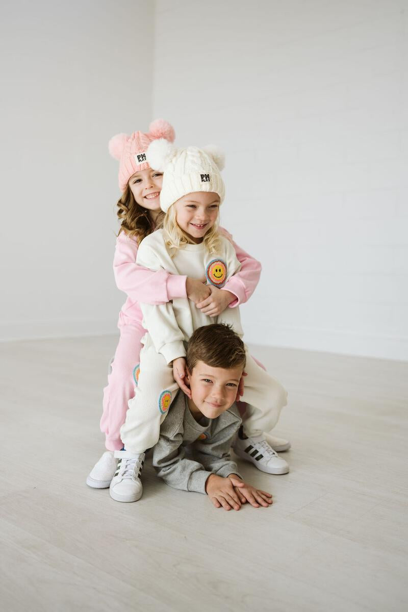 Waffle Multi Smile Set - Black - 6 Months