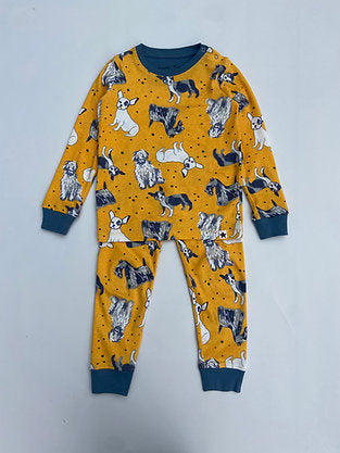 Yellow Dog Organic Cotton PJ Set - 1-2 Years