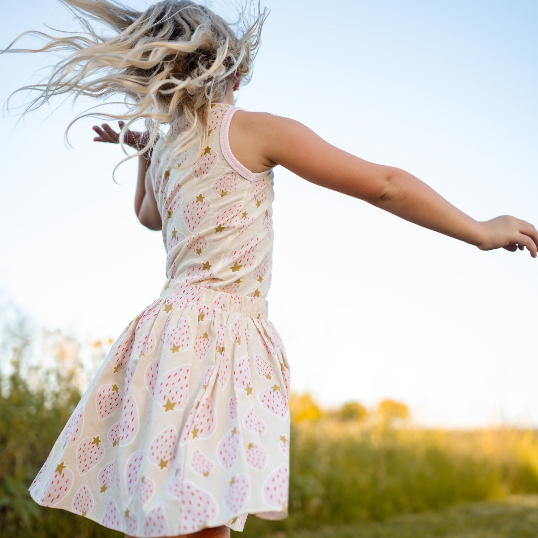 Zoey Skirt - Strawberry - 12 Months