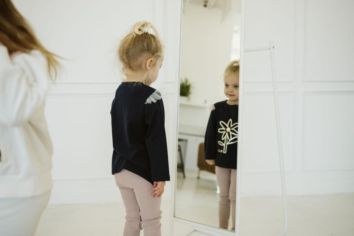 Organic Tshirts Daisy - Navy - 6 Month