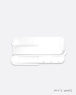 M Shelf - White On White