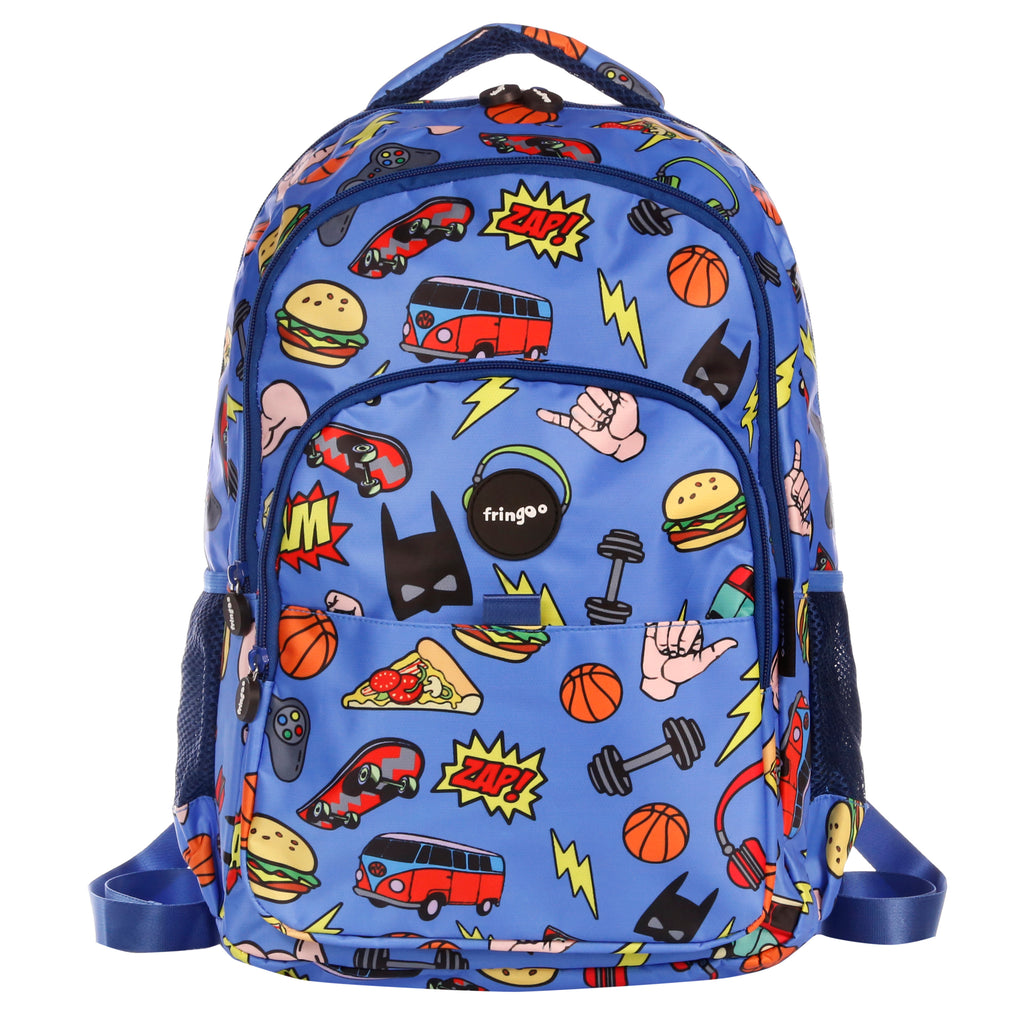 Multi Compartment Backpack - Doodle Boy