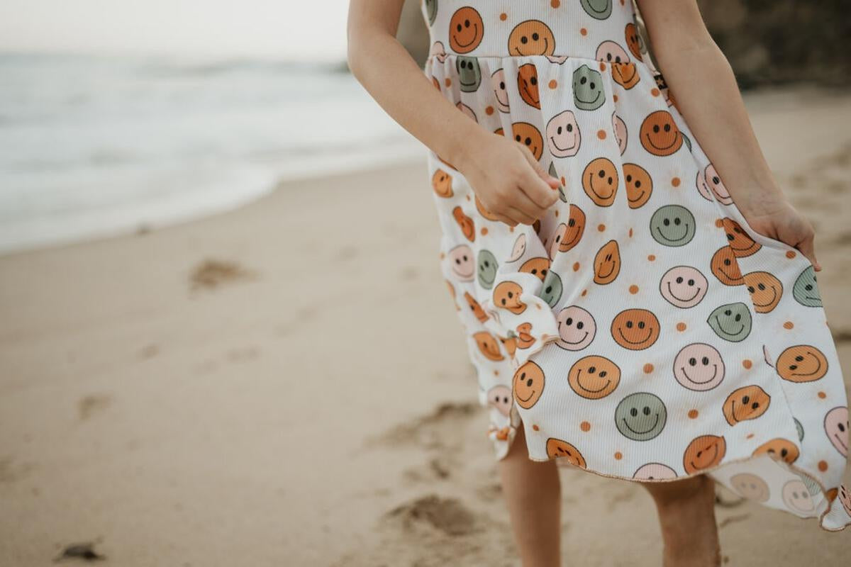Print UB Dress - Smile - 4 Years