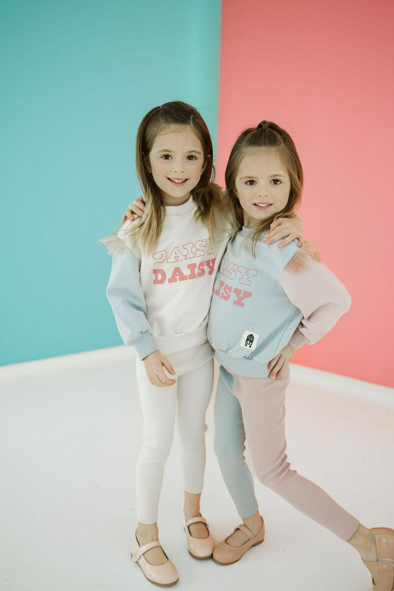 LT Daisy Sweatshirts Sky - Blue - 1 Year