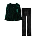 Mistletoe Velvet Set - 2 Years