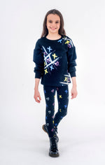 Sofia Top - Tic Tac Toe - Black - 5 Years