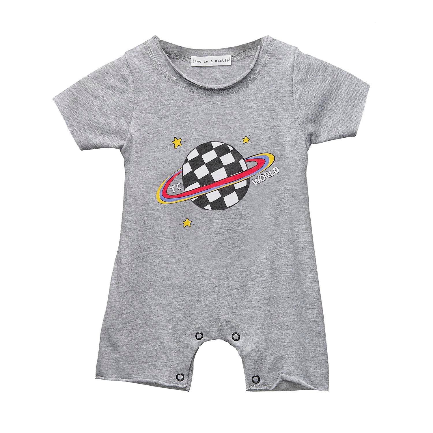 Planet Playsuit - Melange - 3 Months