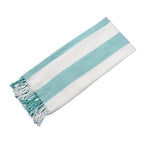 Turkish Striped Beach Towel - Light Green