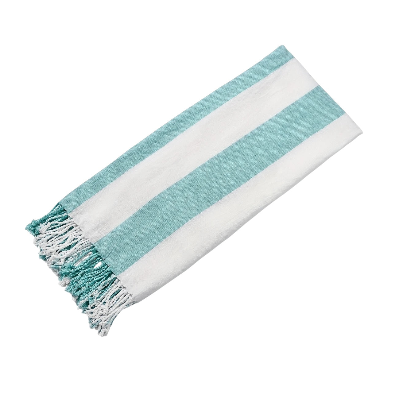 Turkish Striped Beach Towel - Light Green