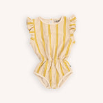 Stripes Yellow Playsuit - 9-12 Months