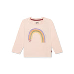 Rainbow Baby Sweatshirt - Soft Pink - 3-6 Months