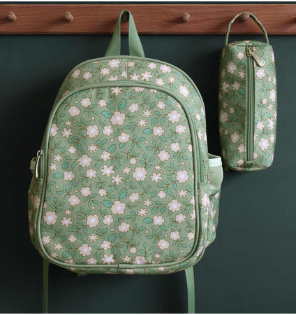 Backpack : Flowers Sage