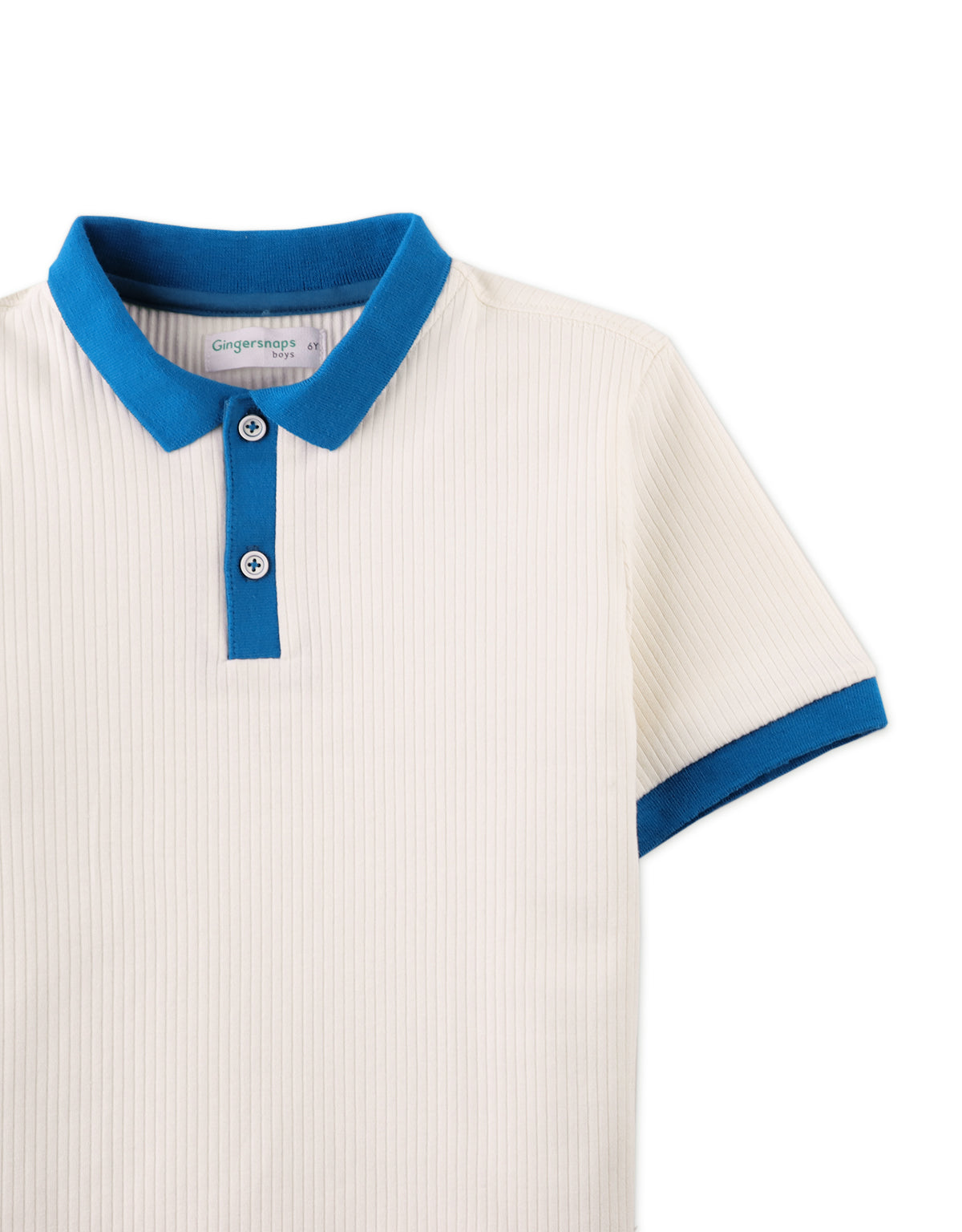 Ethan Jersey Polo - White - 10 Years