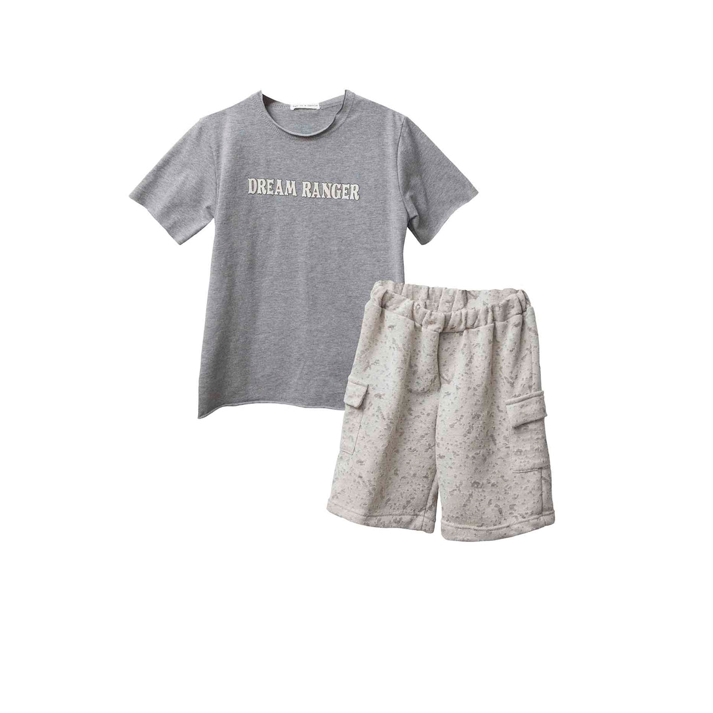 T-shirt & Short Effect Set Kid Plus - Melange - 1 Year