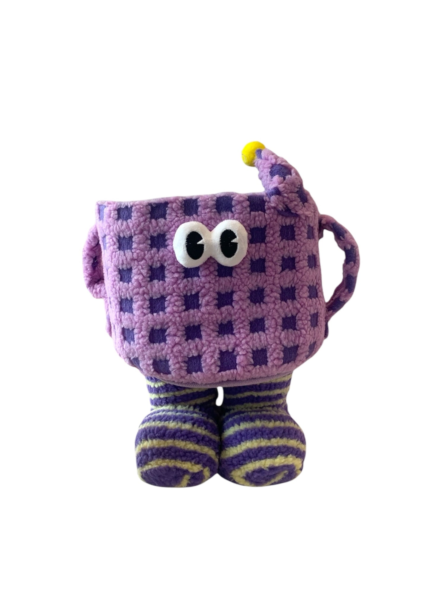 Cartoon Monster Storage Basket - Purple