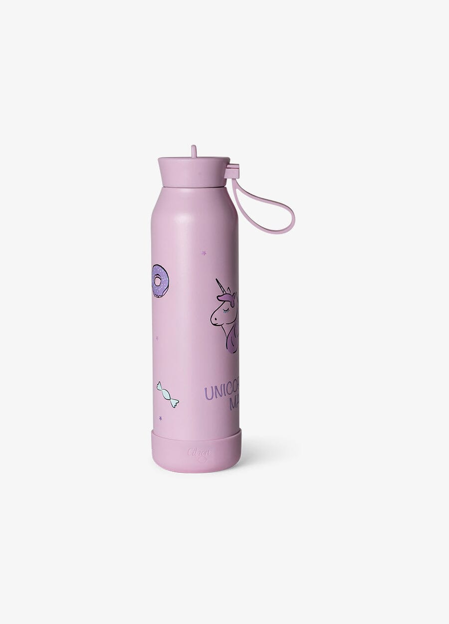 Medium Water Bottle 500Ml - Stormy Unicorn