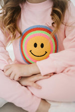 Multi Smile Sweatshirt - Pink - 12 Months