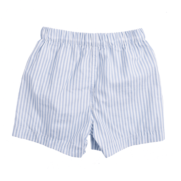 Swim short White Blue Striped - 1-2 Years