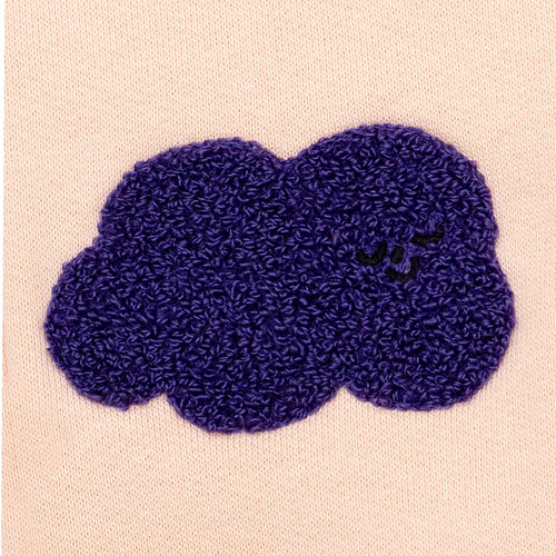 Cloud Knee Patch Harem Pant - Soft Pink - 3-6 Months