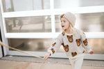 Knit Bear Sweatshirt - Ivory - 6 Months