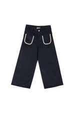 Bianca Pocket Pant Corduroy Cotton - Blue - 14 Years