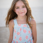 Karina Ribbon Dress - Blue - 12 Months