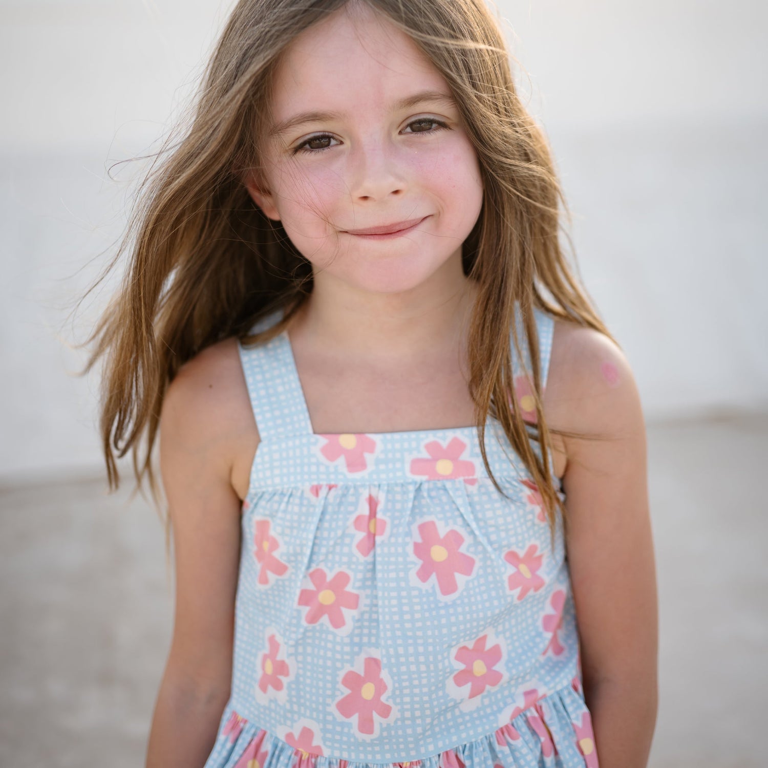 Karina Ribbon Dress - Blue - 12 Months