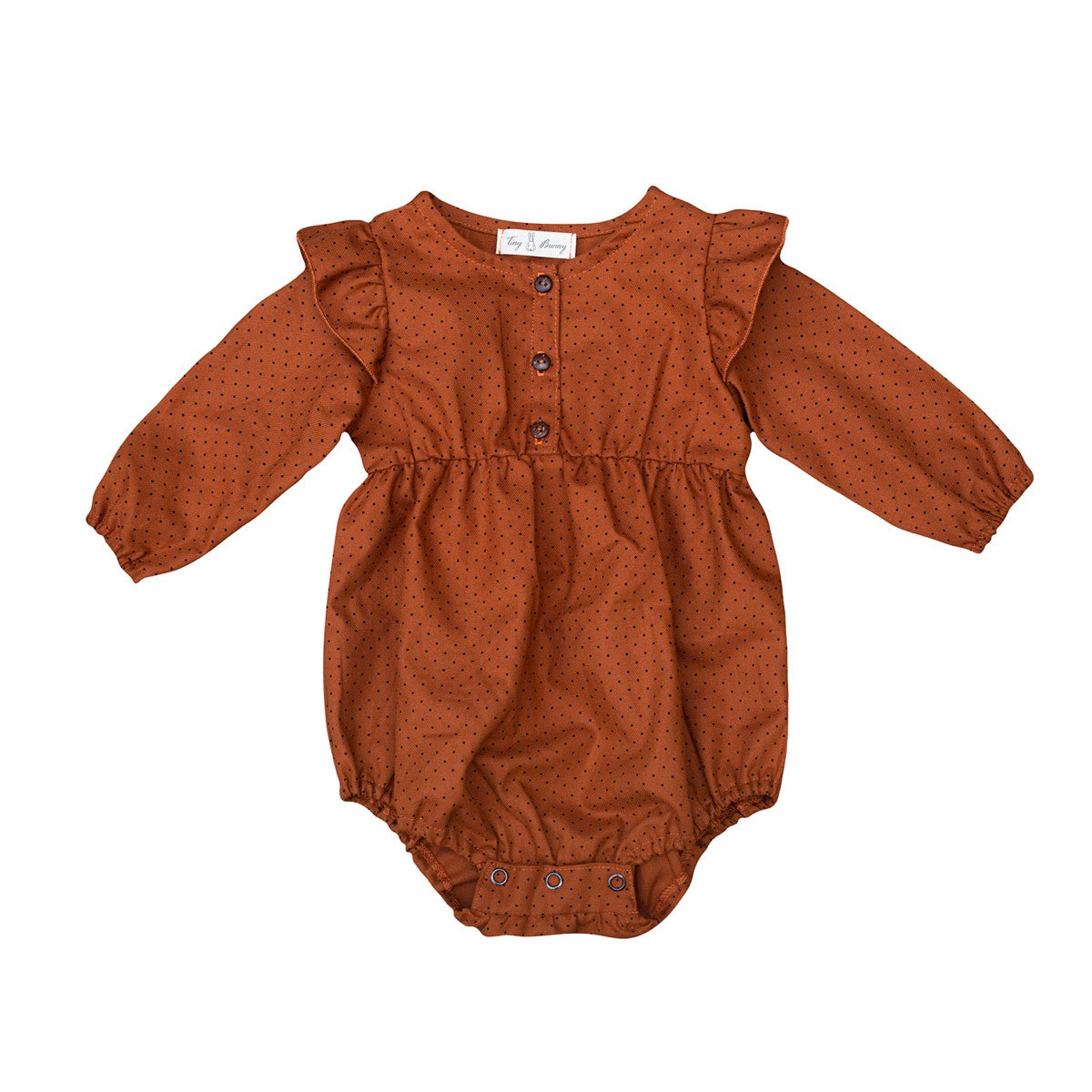 Baby Romper With Dots