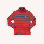 Stripes red/blue - turtleneck - 1-2 Years