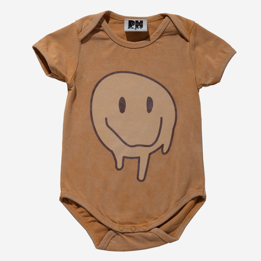 Acid Washing Baby Onesie - Clay - 3 Months