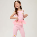 Daisy Tutu Top Legging - Pink - 6 Months