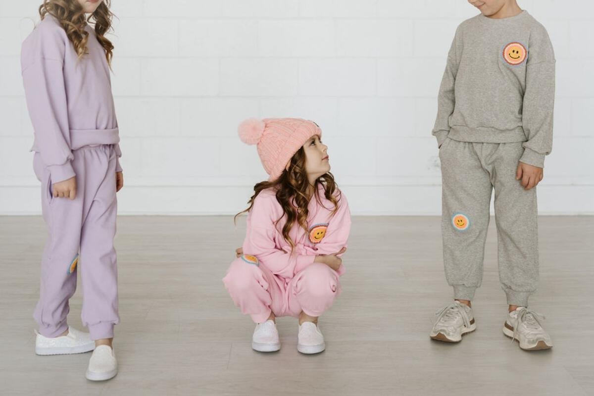 Waffle Multi Smile Set - Purple - 18 Months