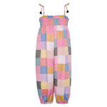 Prismatic Chess Loomed Harem Jumpsuit - 6 Years
