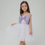 Big Bow Tutu Dress - Purple - 12 Months