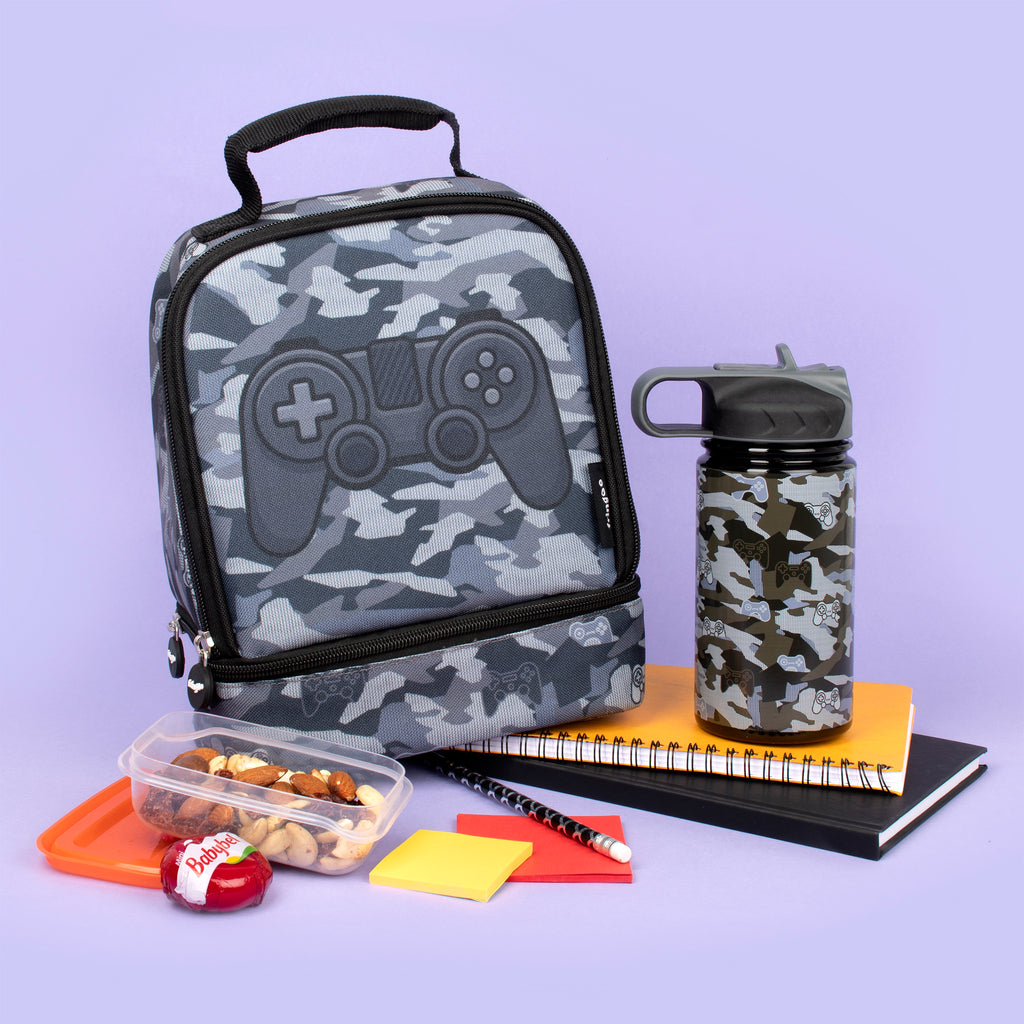 Stainless Steel Bottle With straw 350ML - Game Pad Camo