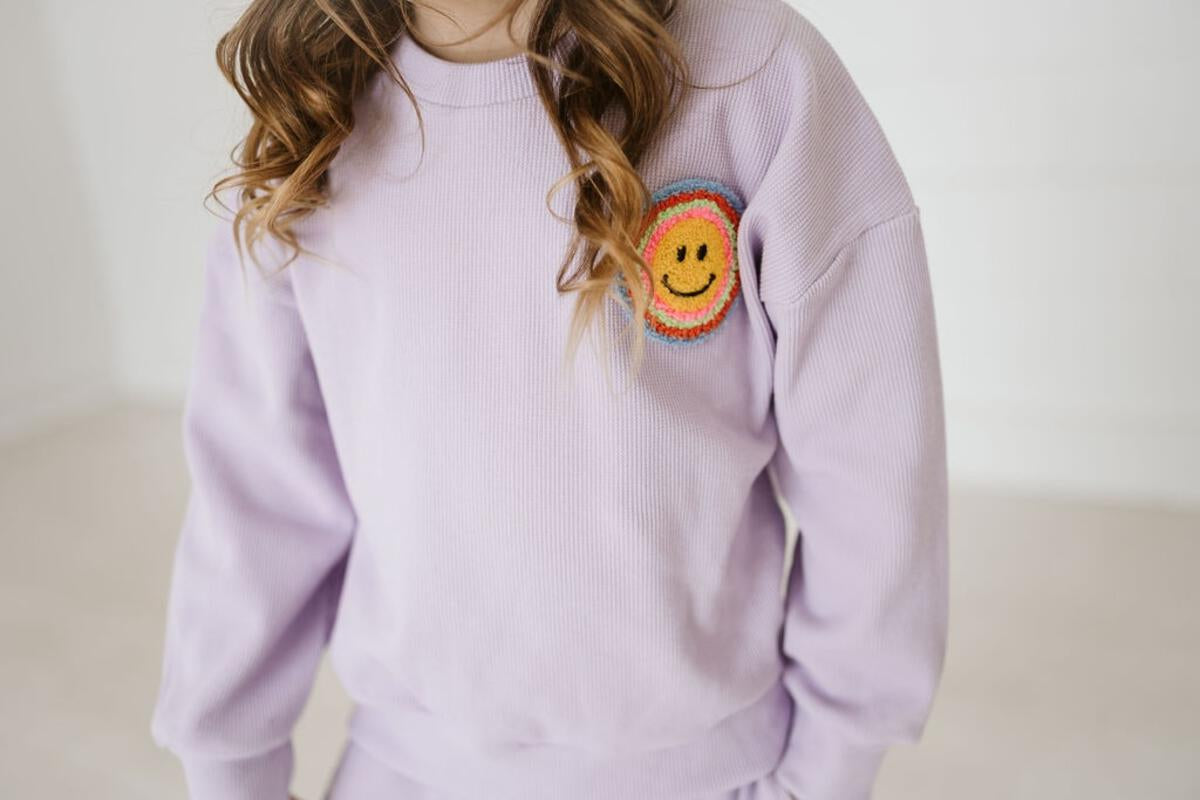 Waffle Multi Smile Set - Purple - 18 Months