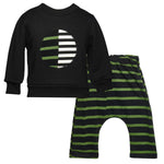 Neon Stripes Set - Black - 6 Month
