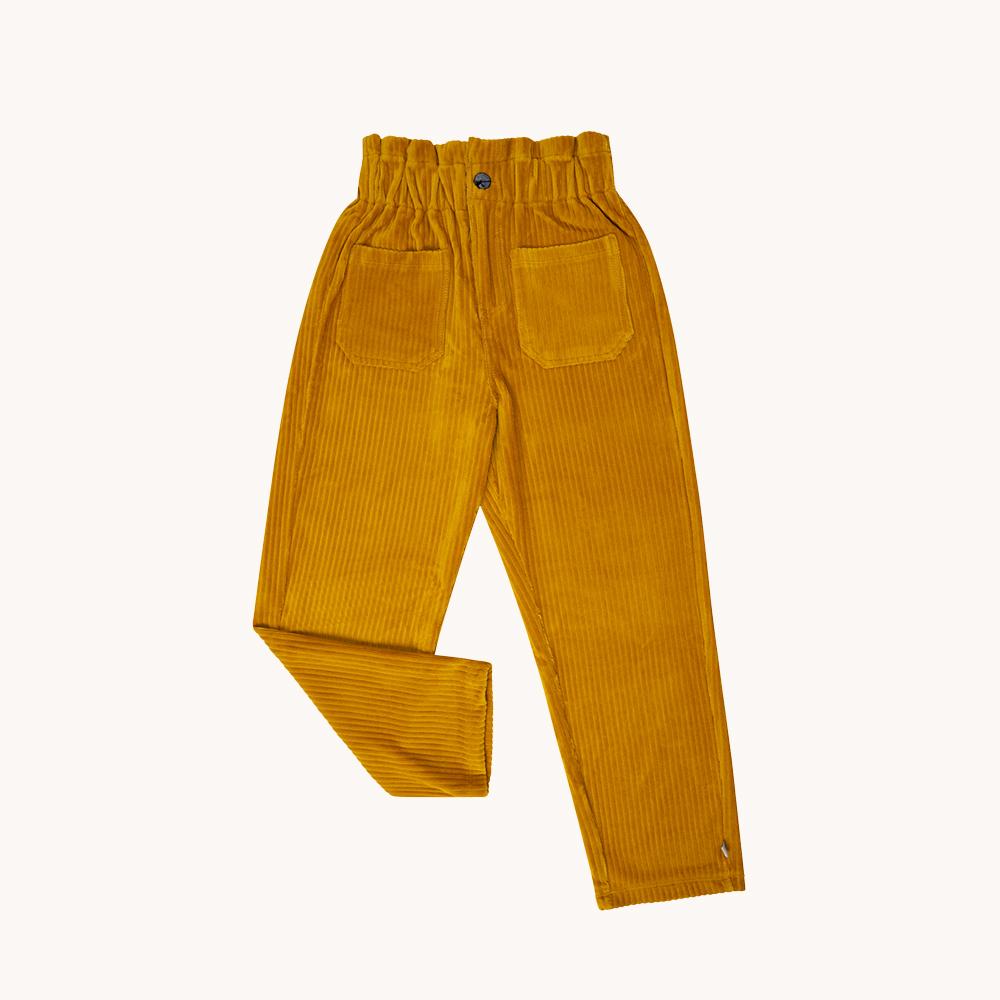 Corduroy Yellow Chino - 10-12 Years