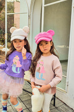 Mermaid Sweatshirt - Purple - 6 Months