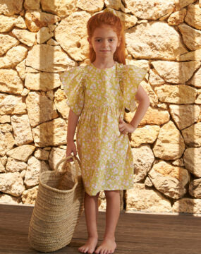 Underwater Gardens Backless Dress - Floral - 2 Years