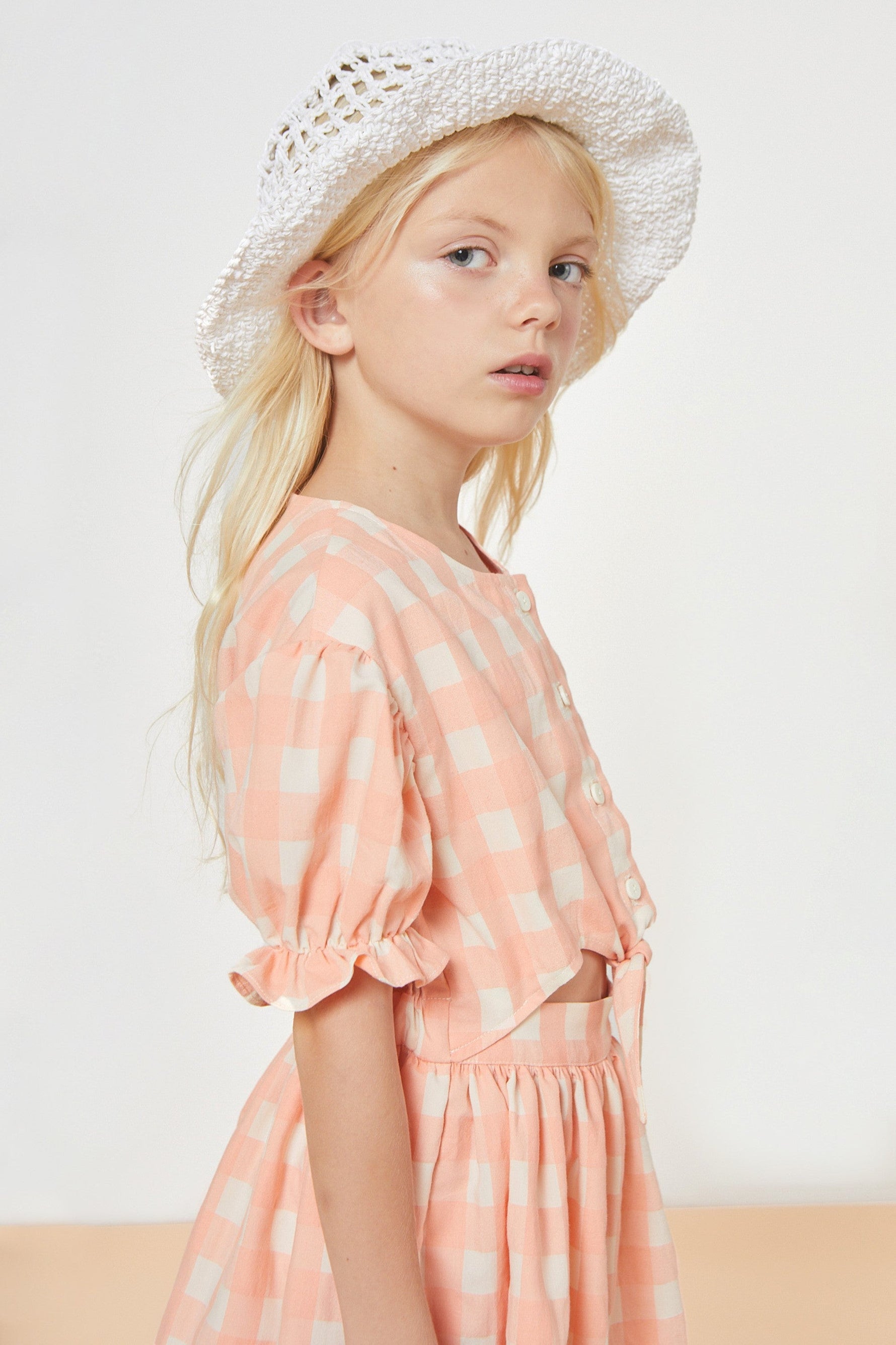 Margot Vichy Cut Out Dress - 2 Years