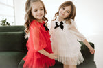 Six Layered Dress - Red - 4 years
