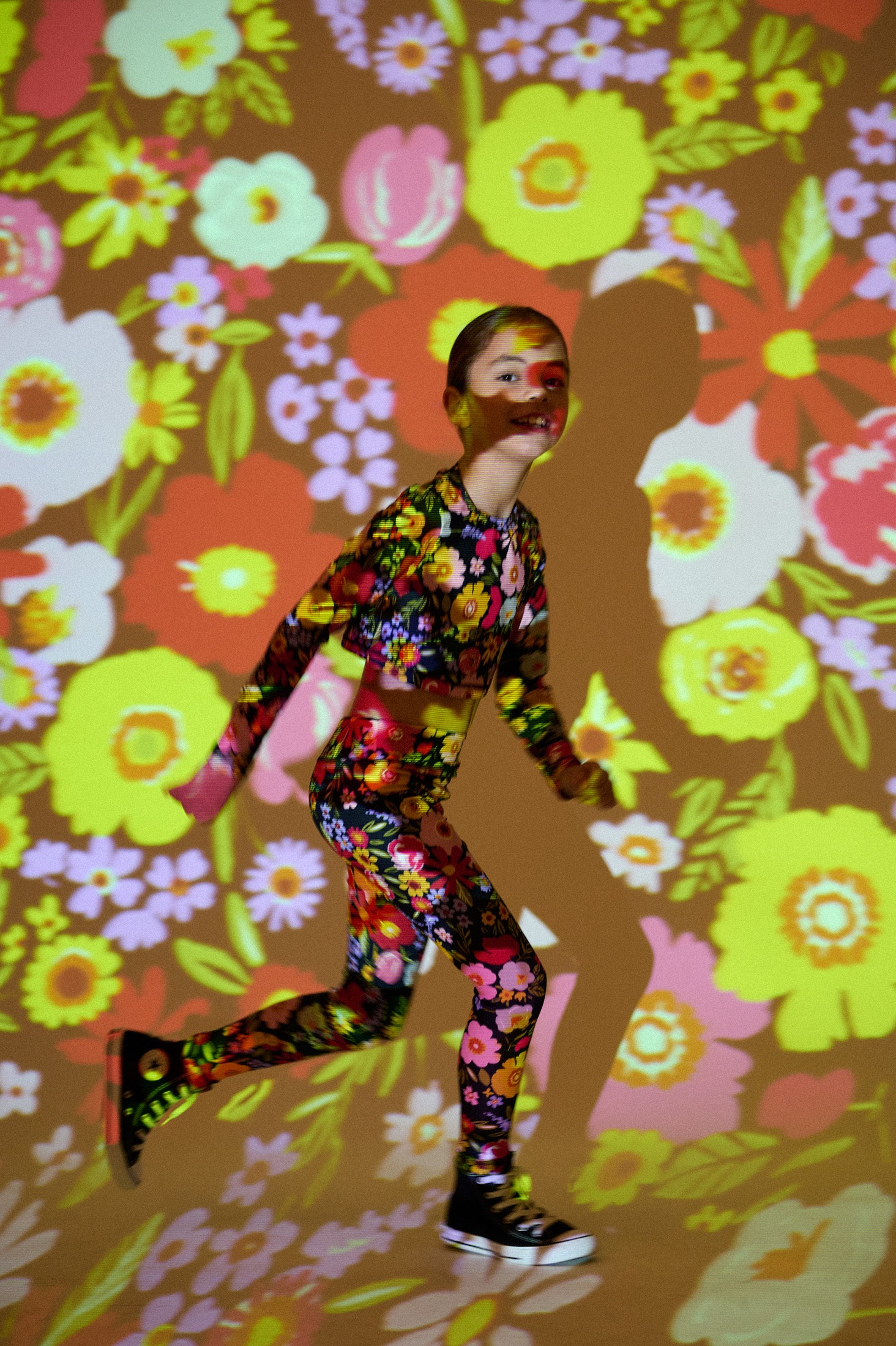 Dolce Vita Athletic Set With Allover Top & Leggings - Floral