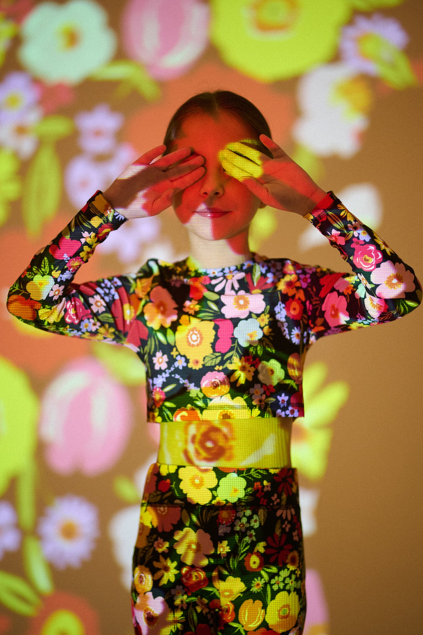 Dolce Vita Athletic Set With Allover Top & Leggings - Floral