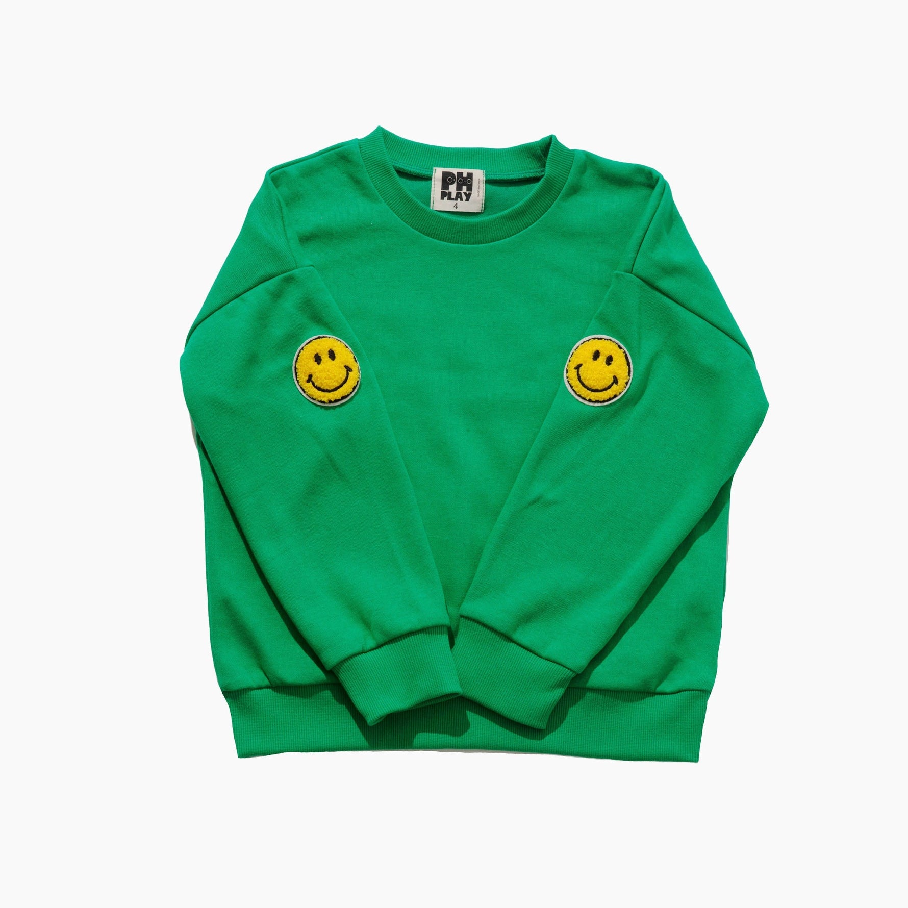 Patched Sweatshirts Set - Green - 12 Months