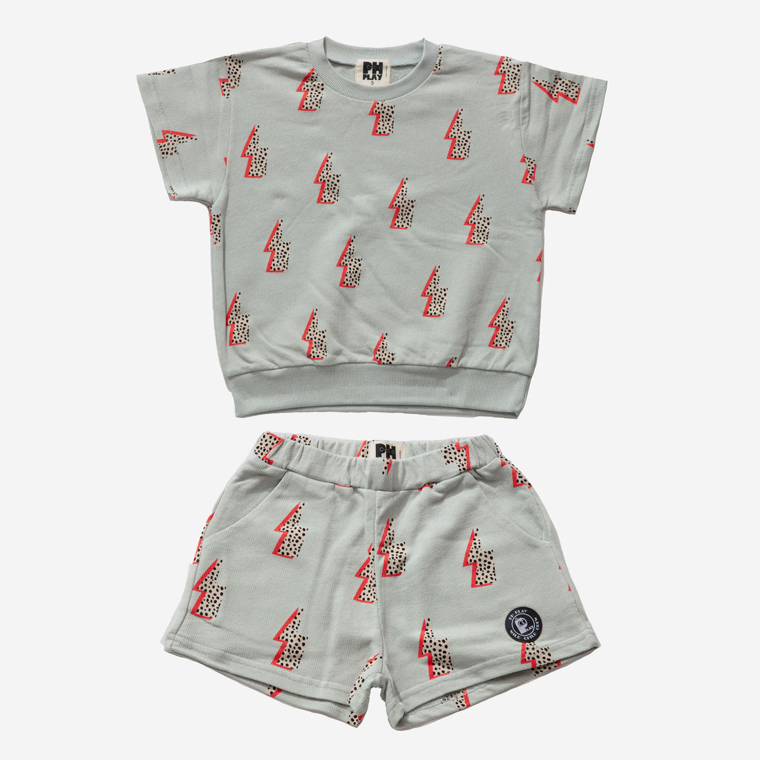 Luca Set - Mint Thunder - 12 Months