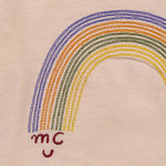 Rainbow Kid T-shirt - Soft Pink - 2 Years